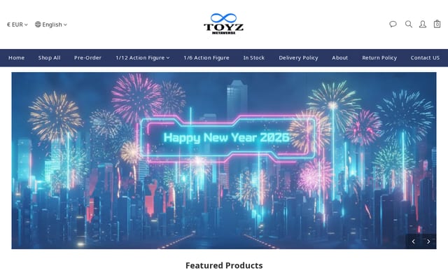 Screenshot of toyzmetaverse.com