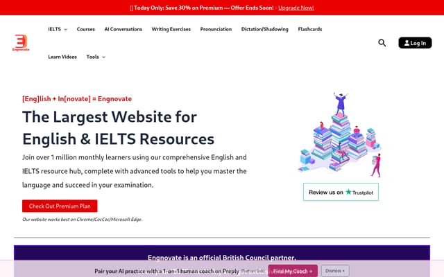 Screenshot of engnovate.com