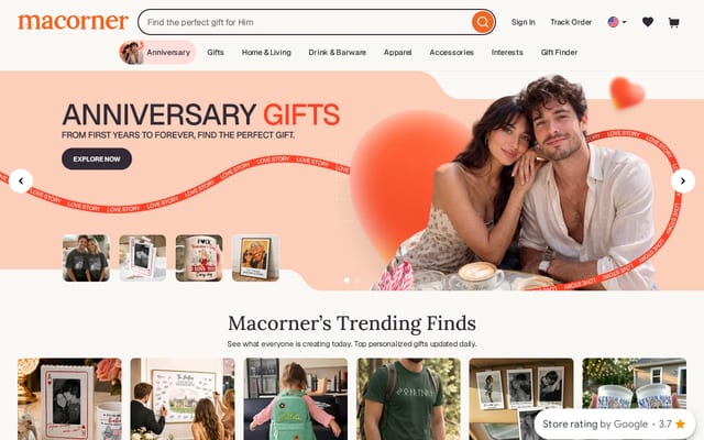 Screenshot of macorner.co