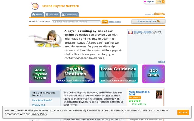 Screenshot of bitwine.com