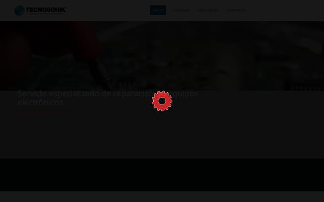 Screenshot of tecnosonik.com.ar