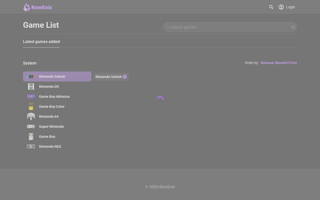 Screenshot of romenix.net