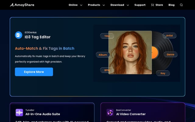 Screenshot of amoyshare.com