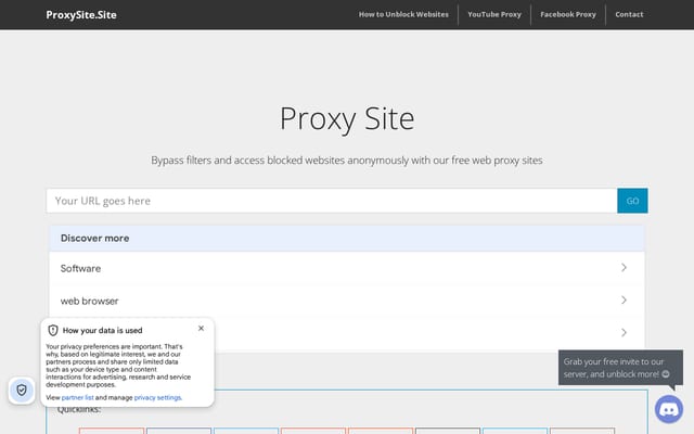 Screenshot of proxysite.site
