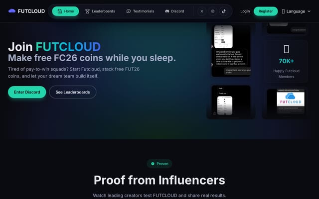 Screenshot of futcloud.com