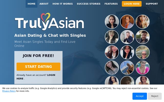 Screenshot of trulyasian.com