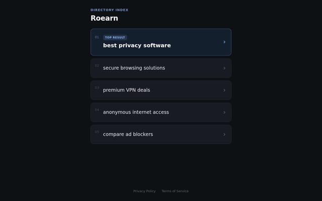 Screenshot of roearn.com