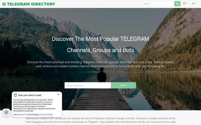 Screenshot of tdirectory.me