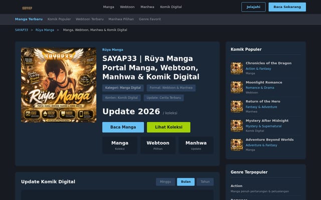 Screenshot of ruyamanga.com