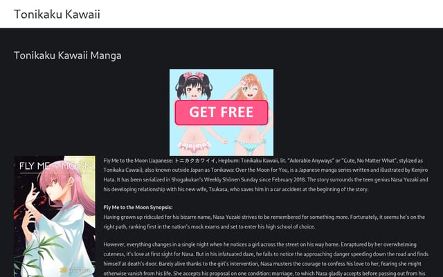 Screenshot of tonikakukawaii.com