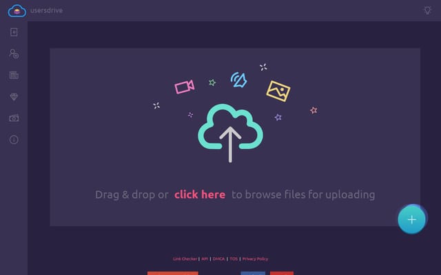 Screenshot of usersdrive.com
