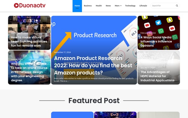 Screenshot of duonaotv.org
