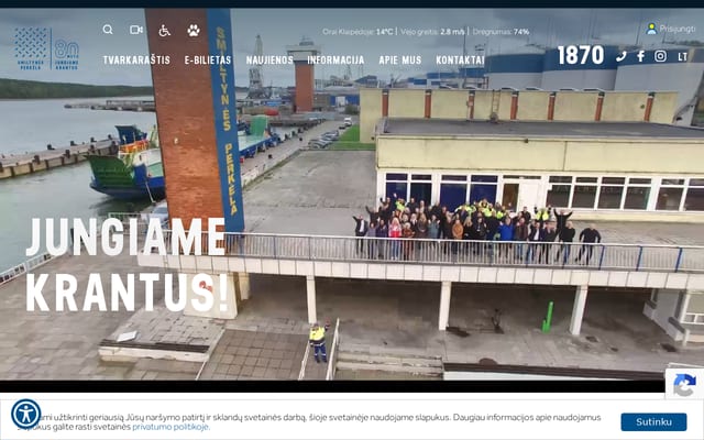 Screenshot of keltas.lt