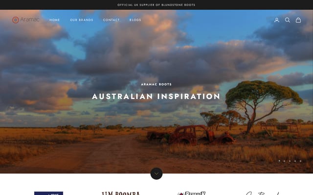 Screenshot of aramac.co.uk