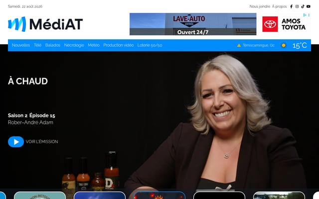 Screenshot of mediat.ca