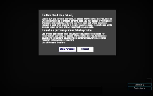 Screenshot of browserfps.com
