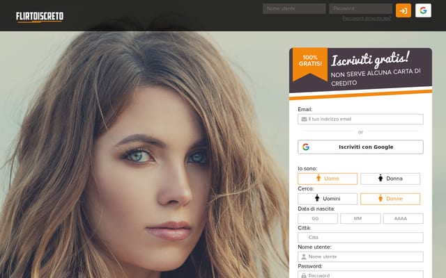 Screenshot of flirtdiscreto.com