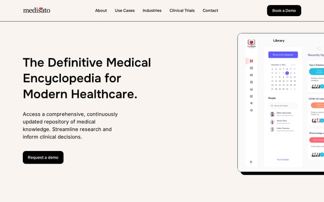 Screenshot of medisato.com