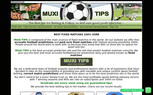 Screenshot of muxitips.com