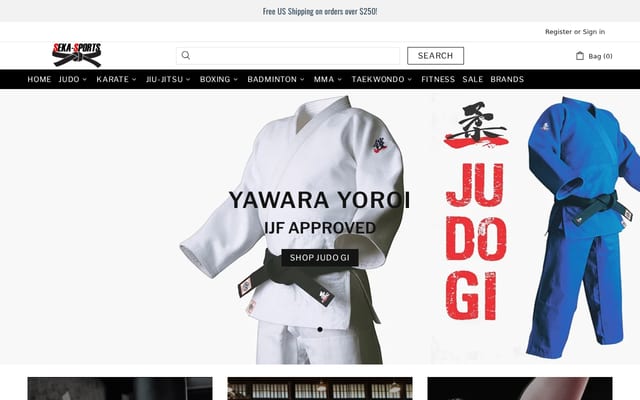 Screenshot of seka-sports.com