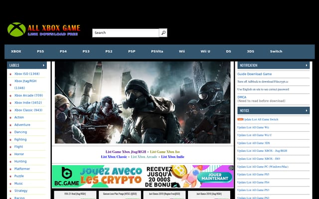 Screenshot of dlxbgame.com