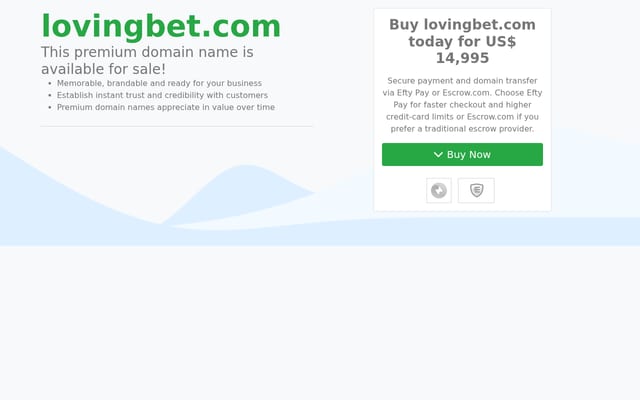 Screenshot of lovingbet.com