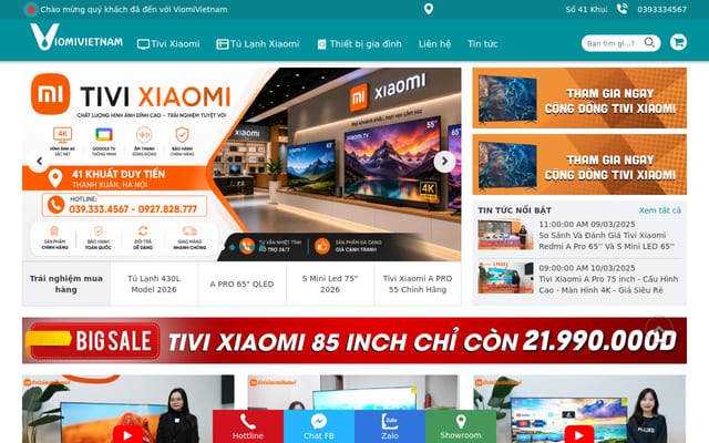 Screenshot of viomiviet.vn