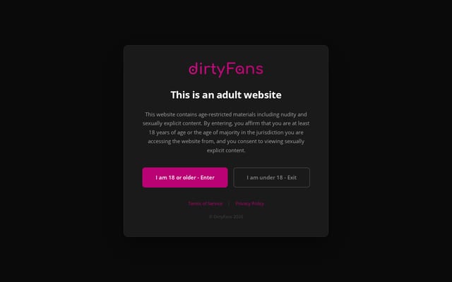 Screenshot of dirtyfans.com