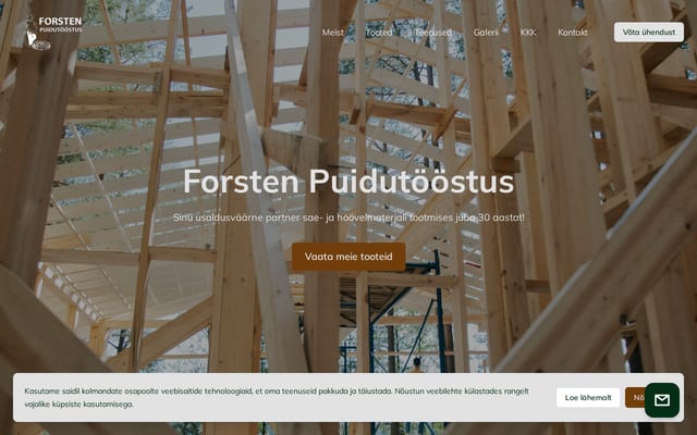 Screenshot of forsten.ee