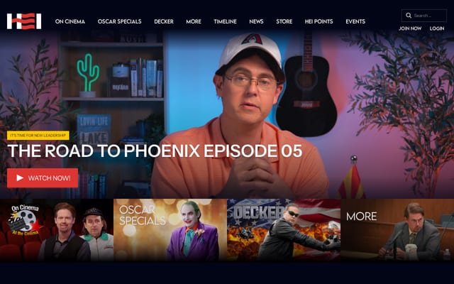 Screenshot of heinetwork.tv
