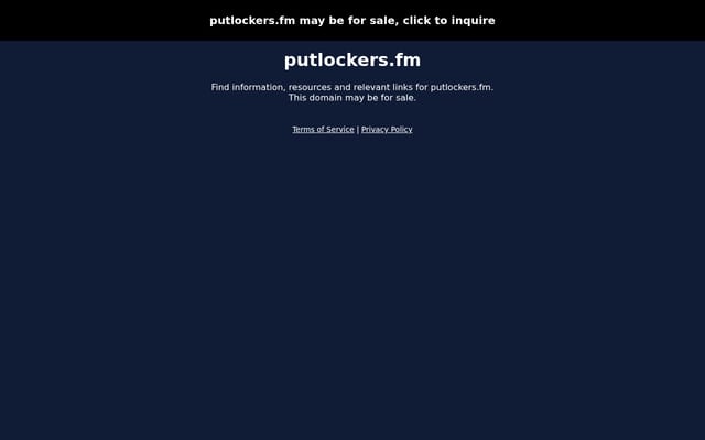 Screenshot of putlockers.fm