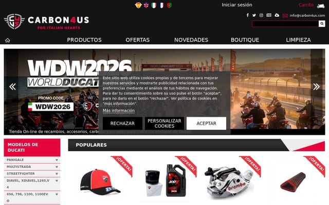 Screenshot of carbon4us.com
