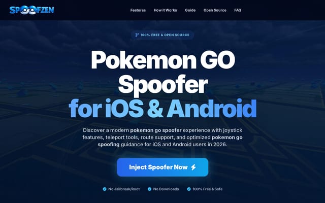 Screenshot of spoofzen.com