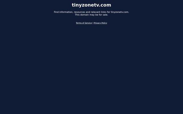 Screenshot of tinyzonetv.com