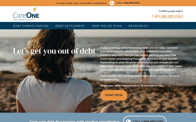 Screenshot of careonecredit.com