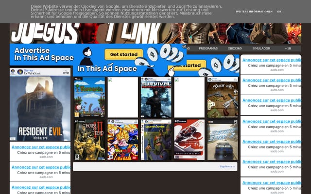 Screenshot of programasfullpcmega.blogspot.com