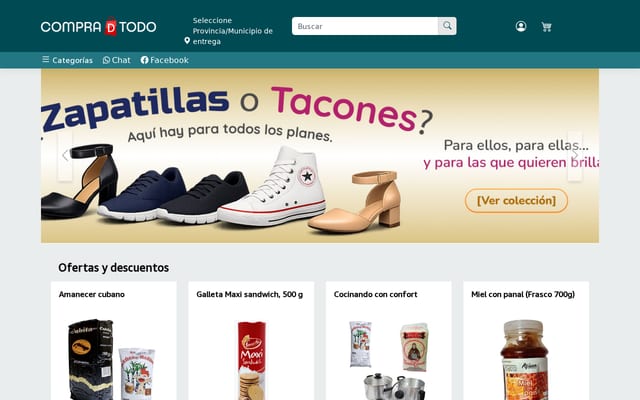 Screenshot of bazar-virtual.ca
