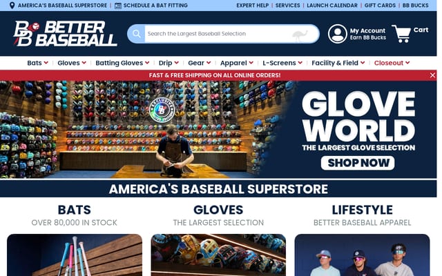 Screenshot of betterbaseball.com