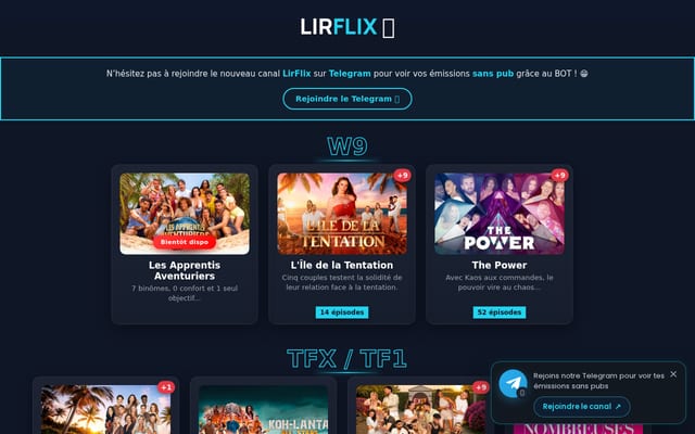 Screenshot of lirflix.net