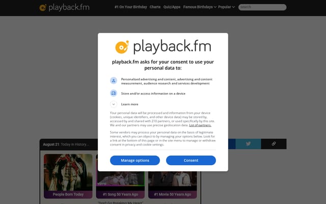 Screenshot of playback.fm