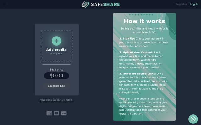 Screenshot of safeshare.media