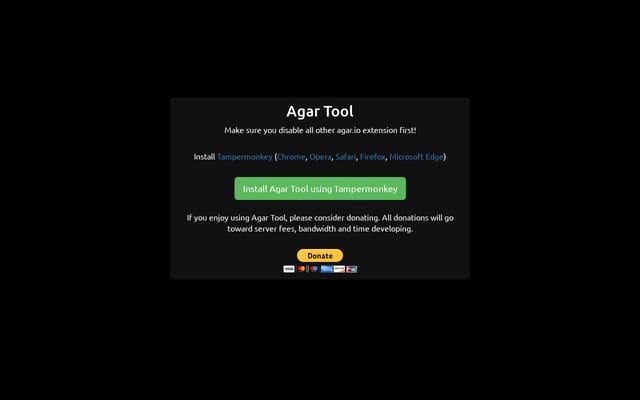 Screenshot of agartool.io