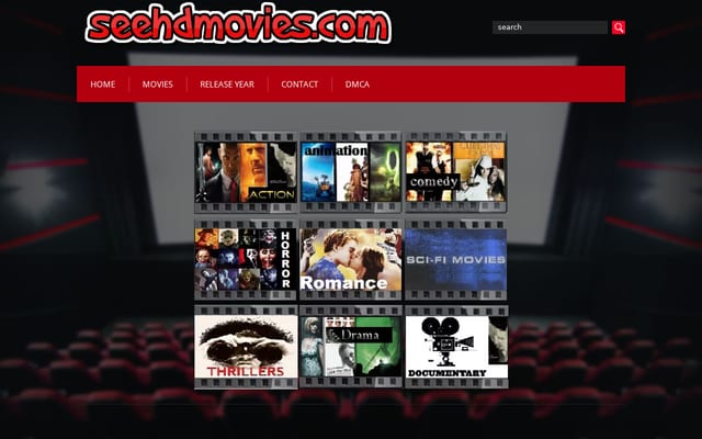 Screenshot of seehdmovies.com