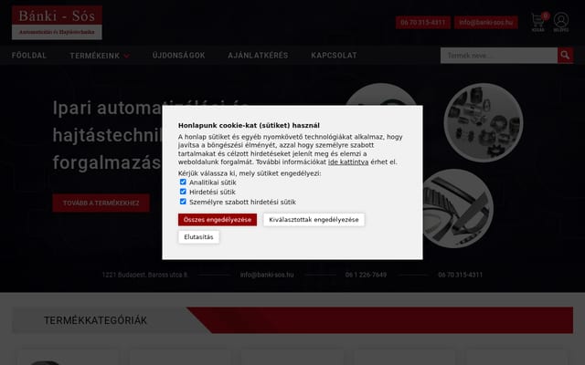 Screenshot of banki-sos.hu