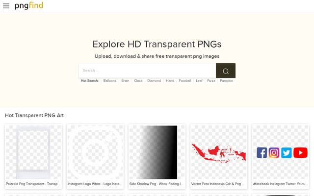 Screenshot of pngfind.com