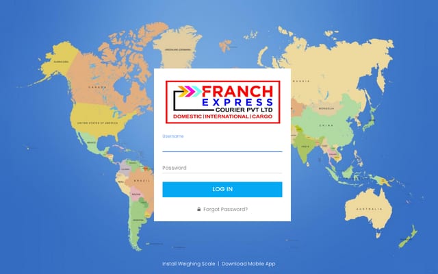 Screenshot of erpfranchexpress.com