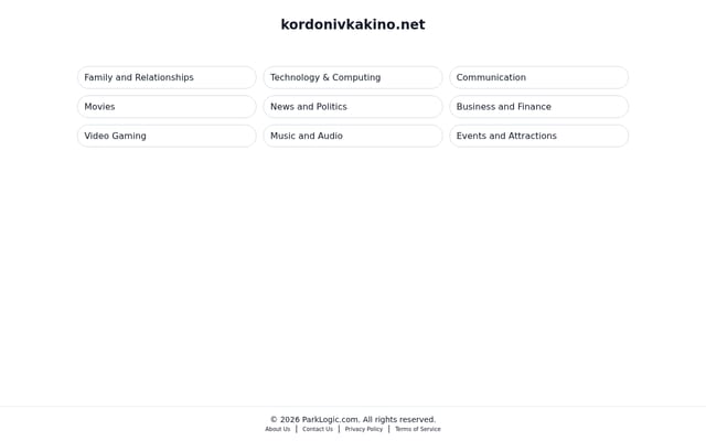 Screenshot of kordonivkakino.net