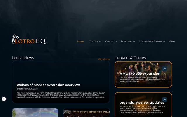 Screenshot of lotrohq.com
