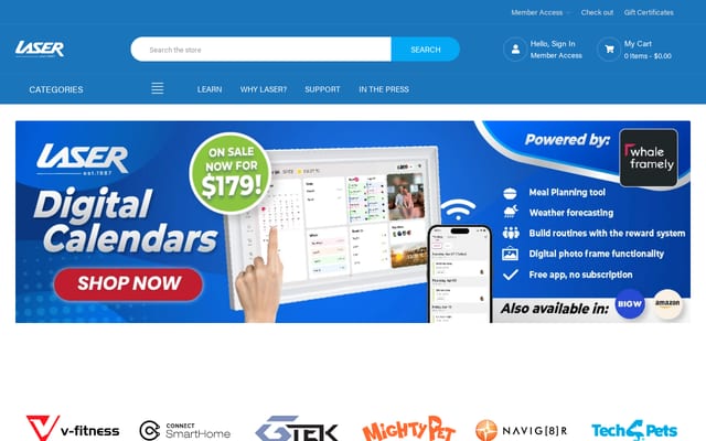 Screenshot of laserco.com.au