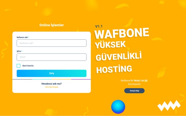 Screenshot of wafbone.com